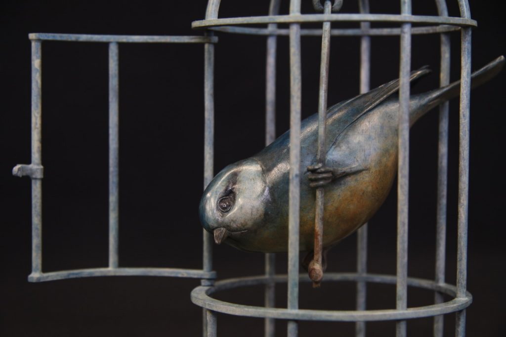 Bronze Bird Cage