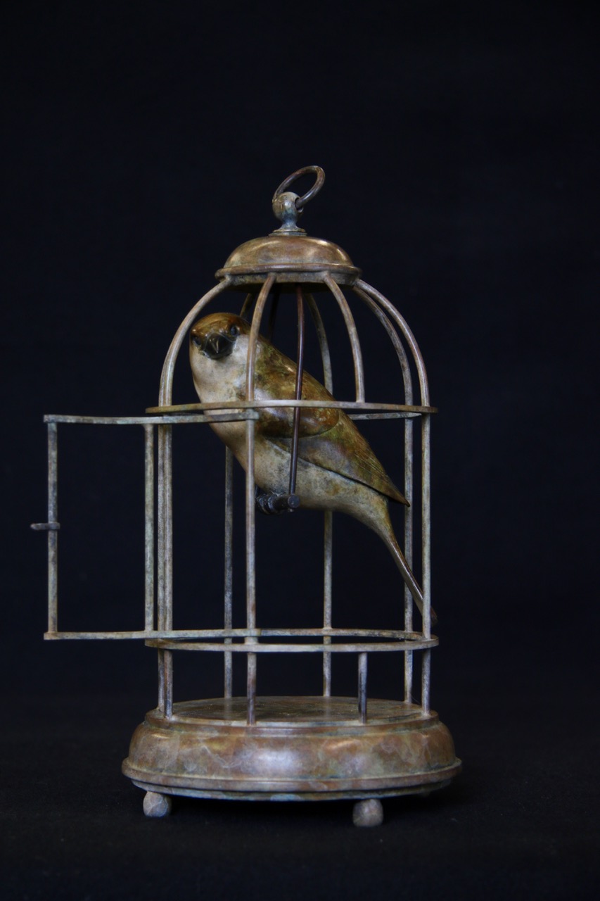 Bronze Bird Cage