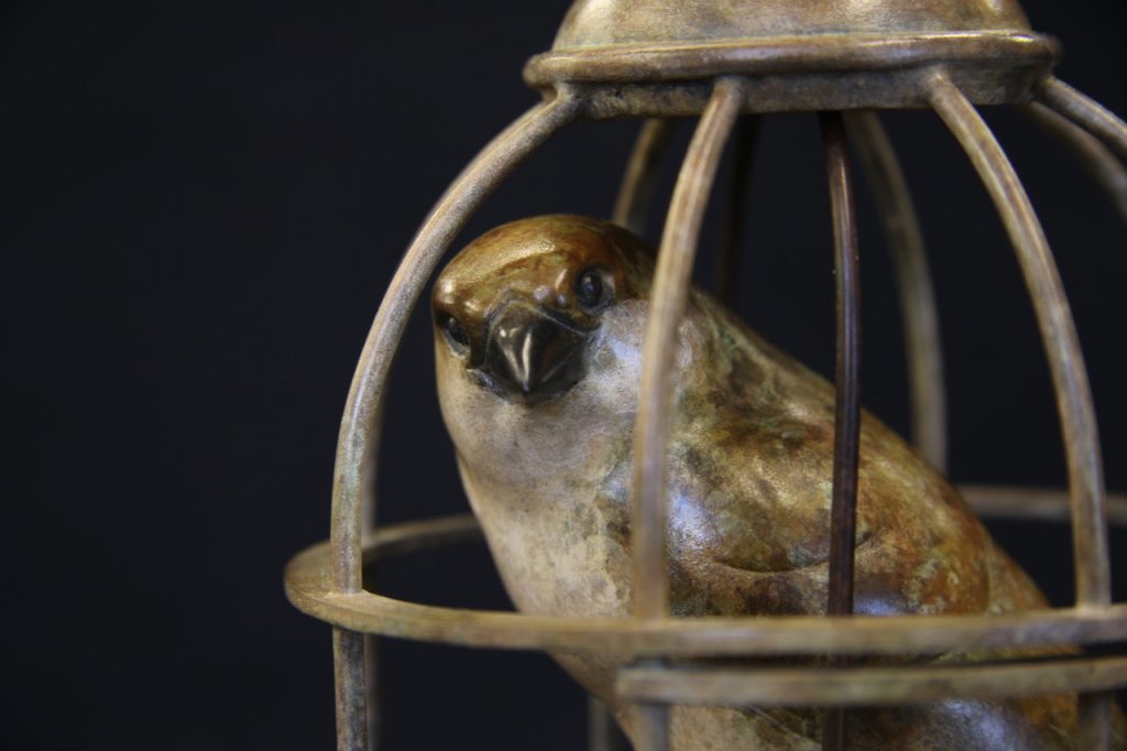 Bronze Bird Cage