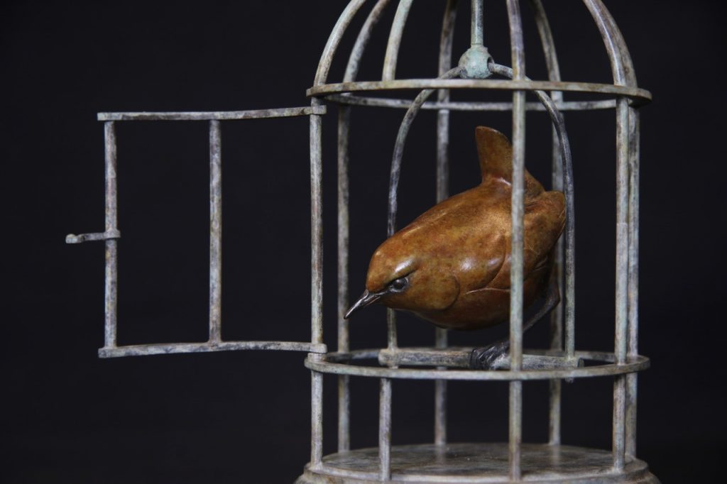 Bronze Bird Cage